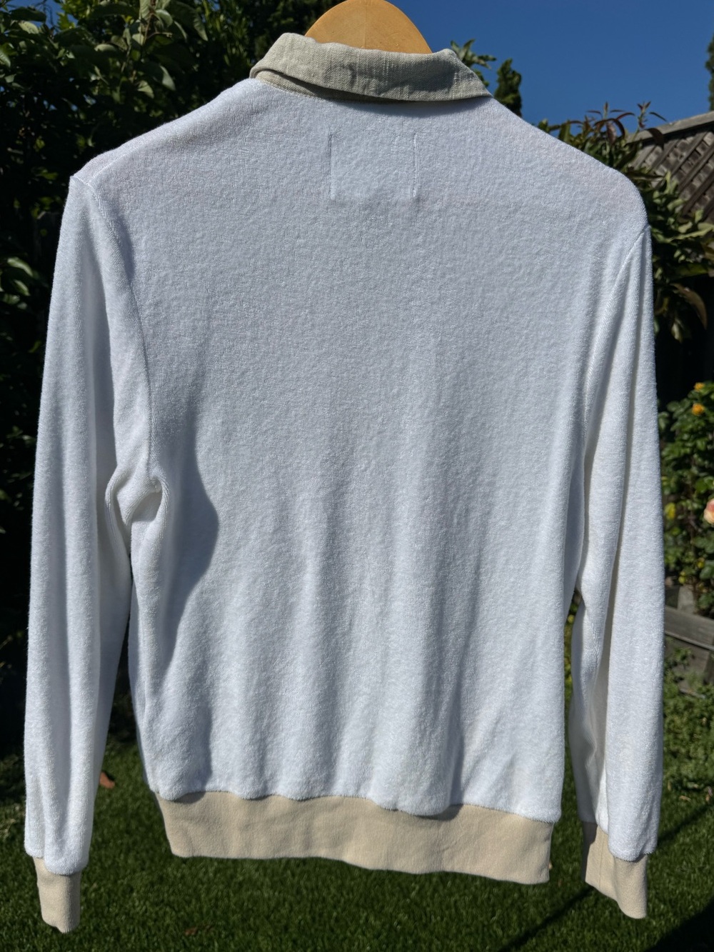 Tombolo Sun Leopard Cabana Long-Sleeve Terry Tee in size XS - Picture 9 of 9